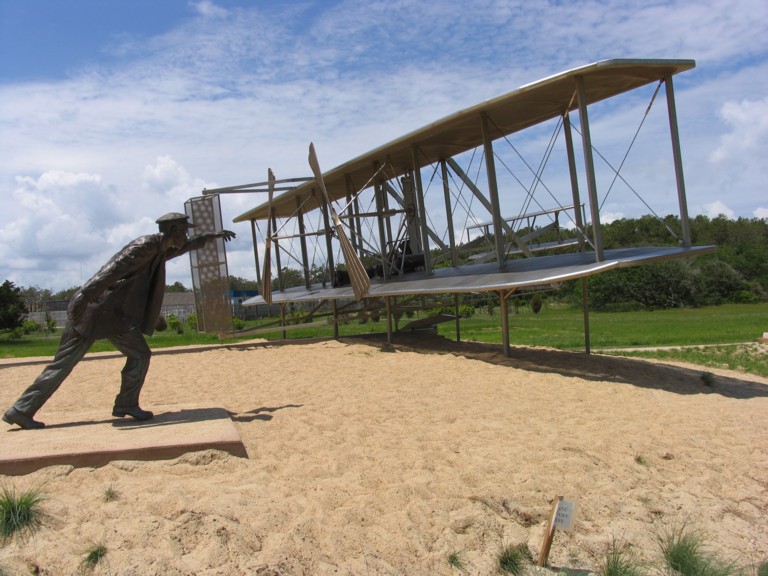 Wright Brothers Memorial, Kittyhawk.
