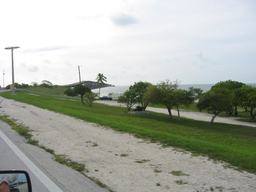 Driving down the Florida Keys.
