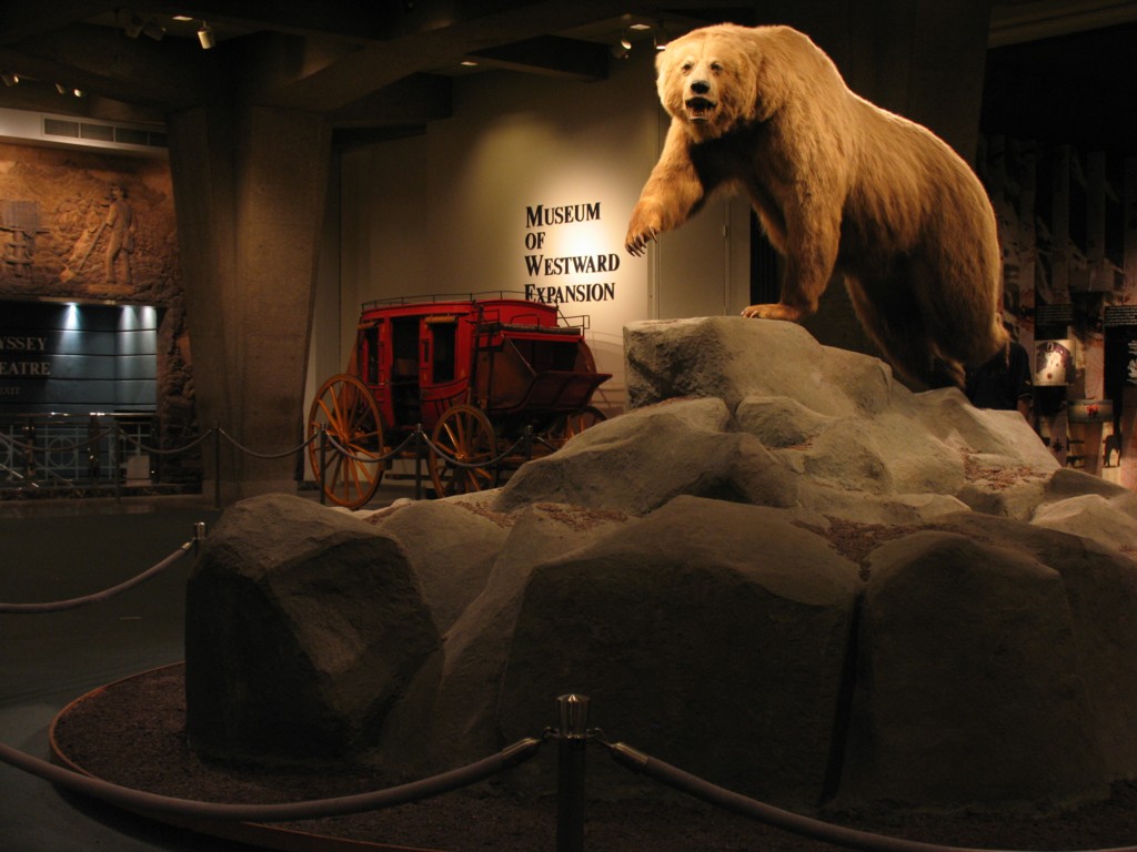 Museum of Westward Expansion, underground below the Arch.