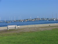 Pell Bridge and harbor 