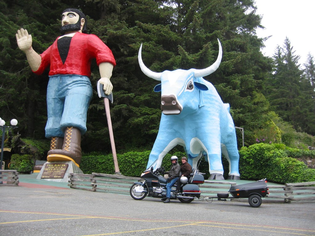 Paul Bunyon and his Ox Blue