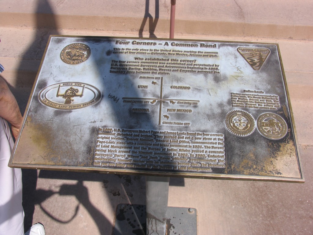 Four Corners New Mexico, Colorado, Utah and Arizona