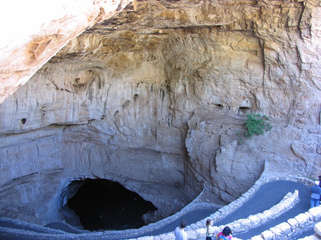 Entrance to Carlsbad Caverns.